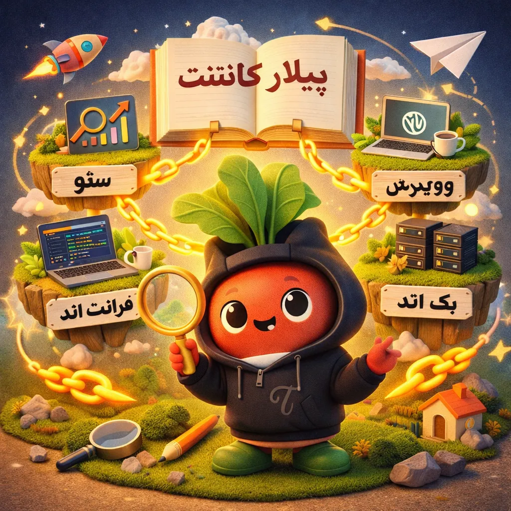 پیلار کانتنت و پیلار کلاستر چیست؟ آموزش جامع + مثال عملی برای سئو سایت